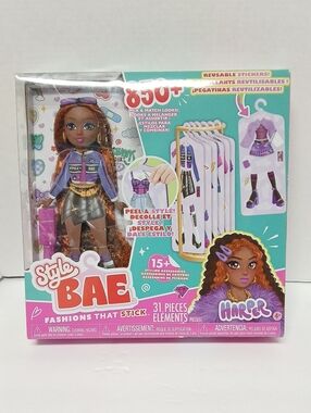 Style BAE Harper Fashion Doll - Purple & Black Outfit New In The Box 11"T